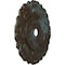 Ekena Millwork Angel Ceiling Medallion (Canopies up to 15 3/4"), 32 1/4"OD x 3 5/8"ID x 1 1/8"P, Bronze Blue Patina CM32ANBBS - alternate 3